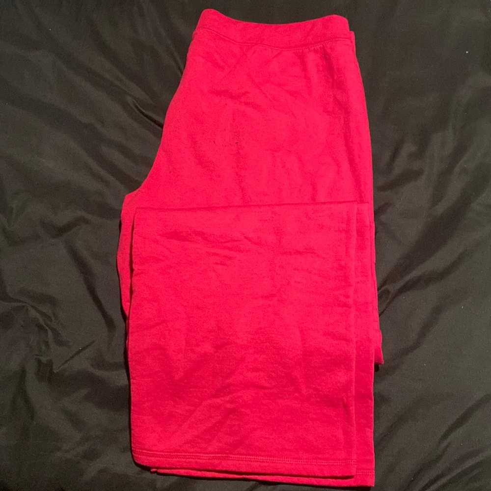 Pink sweatpants, XL.